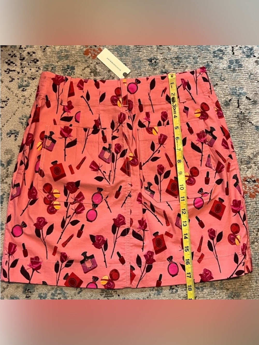 NWT Anthro Maeve The Anisa Makhoul Colette Mini Skirt - Picture 13 of 16